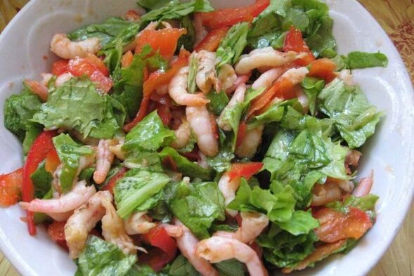 ზღვის პროდუქტების სალათი - ჯანსაღი კერძი მათთვის, ვინც უგლუტენო დიეტაზეა