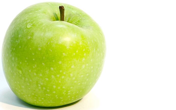 წიწიბურას დიეტაზე დაშვებული საკვების სიაში შედის ვაშლი
